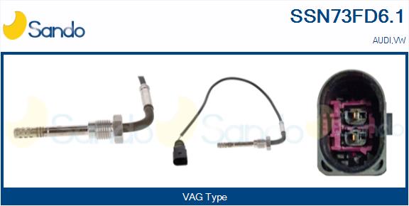 Sensore, temperatura gas scarico SANDO SSN73FD6.1