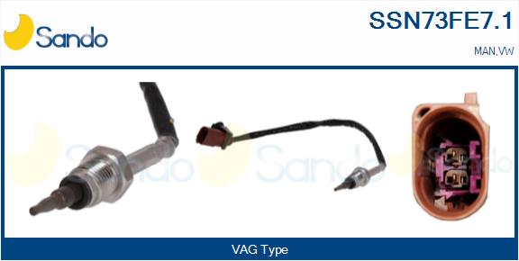 Sensore, temperatura gas scarico SANDO SSN73FE7.1
