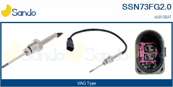 Sensore, temperatura gas scarico SANDO SSN73FG2.0