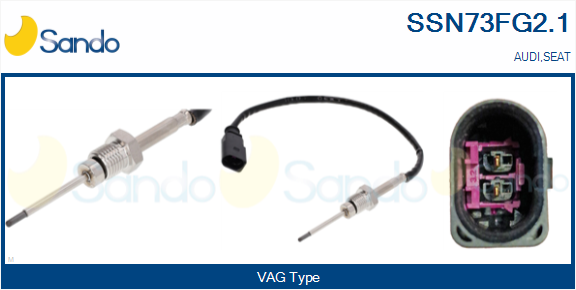 Sensore, temperatura gas scarico SANDO SSN73FG2.1