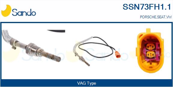 Sensore, temperatura gas scarico SANDO SSN73FH1.1