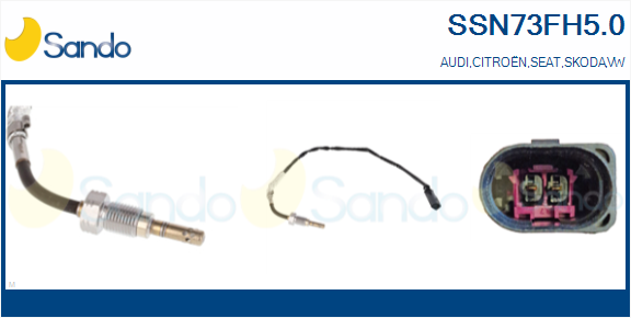 Sensore, temperatura gas scarico SANDO SSN73FH5.0