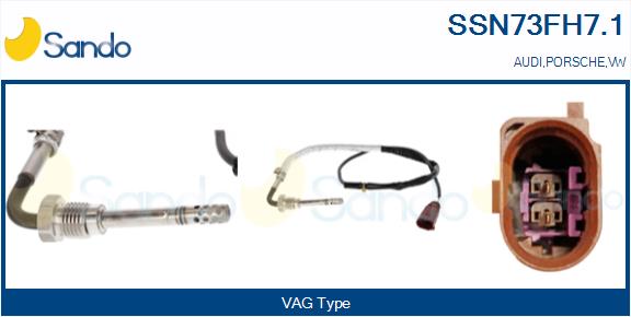 Sensore, temperatura gas scarico SANDO SSN73FH7.1