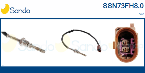 Sensore, temperatura gas scarico SANDO SSN73FH8.0