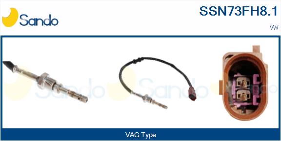 Sensore, temperatura gas scarico SANDO SSN73FH8.1