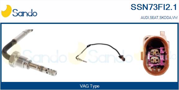 Sensore, temperatura gas scarico SANDO SSN73FI2.1