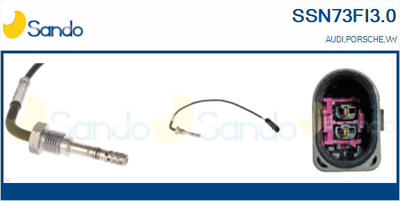 Sensore, temperatura gas scarico SANDO SSN73FI3.0