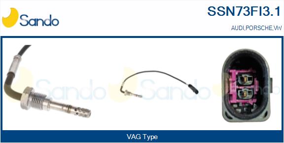 Sensore, temperatura gas scarico SANDO SSN73FI3.1