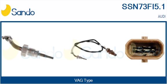 Sensore, temperatura gas scarico SANDO SSN73FI5.1