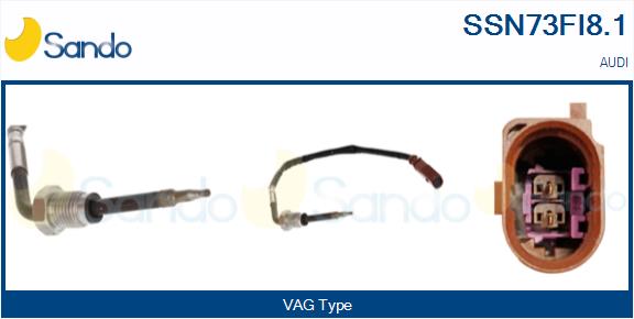 Sensore, temperatura gas scarico SANDO SSN73FI8.1