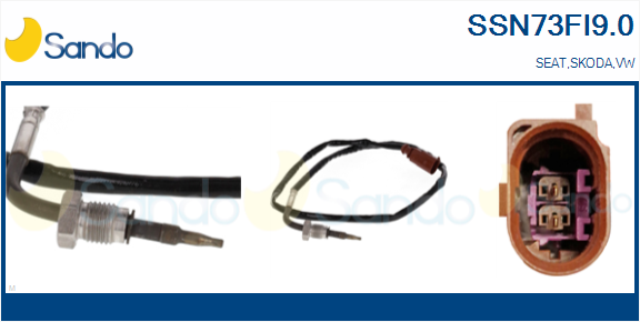 Sensore, temperatura gas scarico SANDO SSN73FI9.0