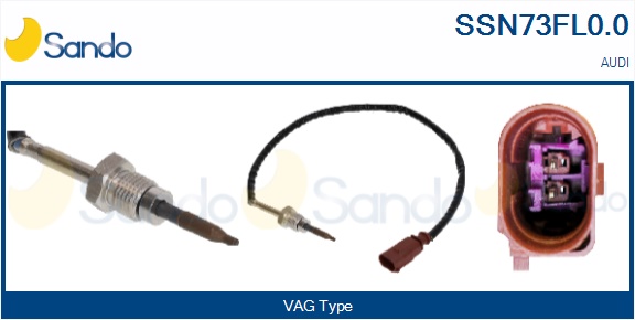 Sensore, temperatura gas scarico SANDO SSN73FL0.0