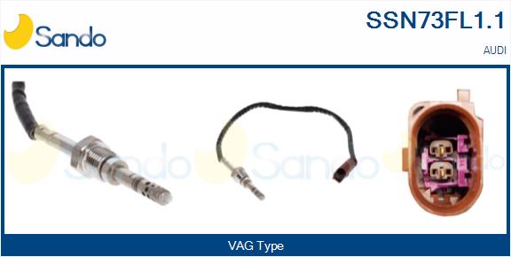 Sensore, temperatura gas scarico SANDO SSN73FL1.1