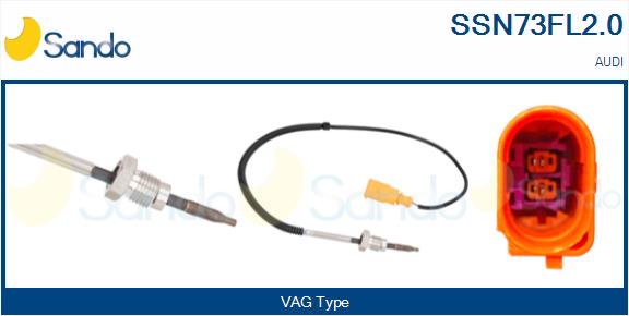 Sensore, temperatura gas scarico SANDO SSN73FL2.0