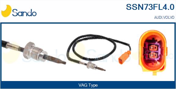 Sensore, temperatura gas scarico SANDO SSN73FL4.0