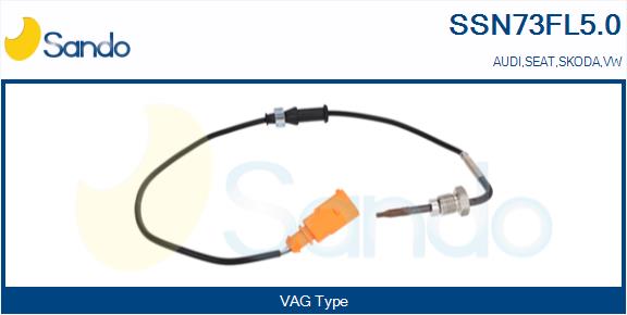 Sensore, temperatura gas scarico SANDO SSN73FL5.0