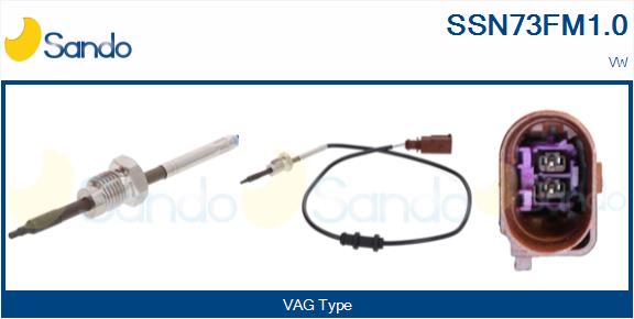 Sensore, temperatura gas scarico SANDO SSN73FM1.0