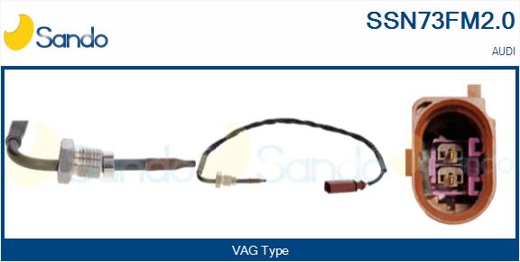 Sensore, temperatura gas scarico SANDO SSN73FM2.0