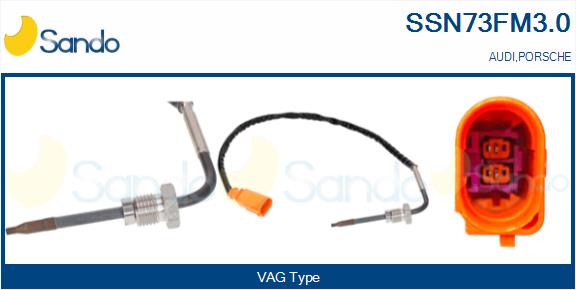Sensore, temperatura gas scarico SANDO SSN73FM3.0