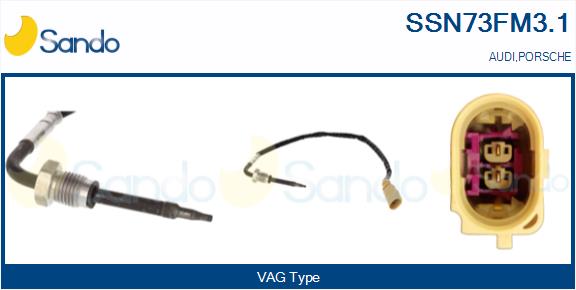 Sensore, temperatura gas scarico SANDO SSN73FM3.1