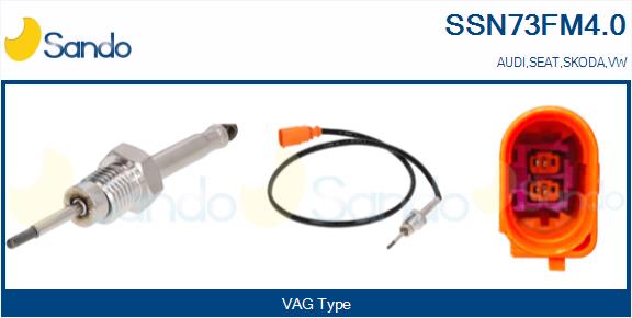Sensore, temperatura gas scarico SANDO SSN73FM4.0
