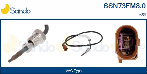 Sensore, temperatura gas scarico SANDO SSN73FM8.0