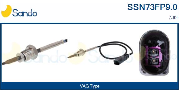 Sensore, temperatura gas scarico SANDO SSN73FP9.0