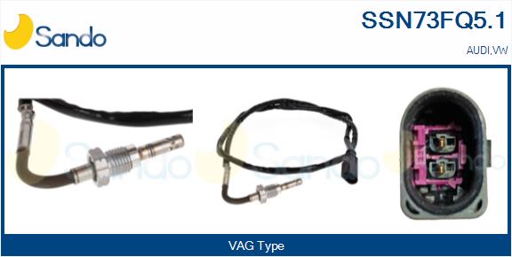 Sensore, temperatura gas scarico SANDO SSN73FQ5.1