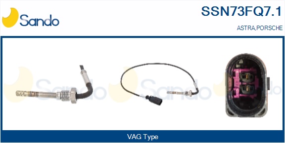Sensore, temperatura gas scarico SANDO SSN73FQ7.1