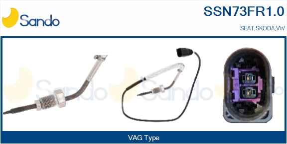 Sensore, temperatura gas scarico SANDO SSN73FR1.0