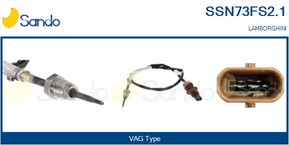 Sensore, temperatura gas scarico SANDO SSN73FS2.1