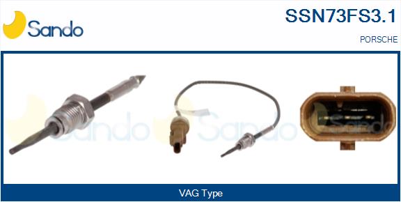 Sensore, temperatura gas scarico SANDO SSN73FS3.1