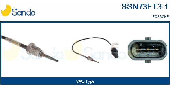 Sensore, temperatura gas scarico SANDO SSN73FT3.1