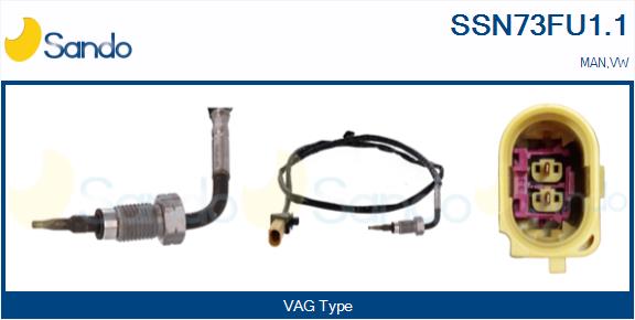 Sensore, temperatura gas scarico SANDO SSN73FU1.1