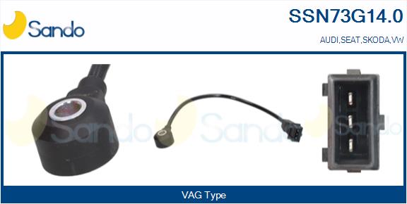Sensore di detonazione SANDO SSN73G14.0