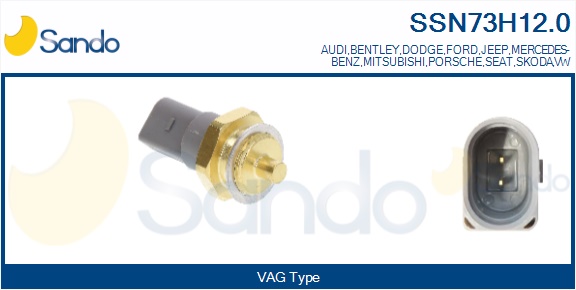 Sensore, temperatura refrigerante SANDO SSN73H12.0