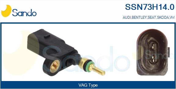 Sensore, temperatura refrigerante SANDO SSN73H14.0