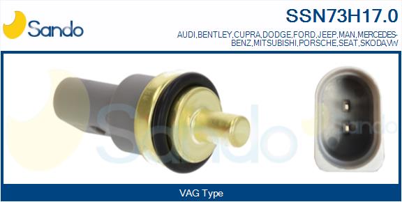 Sensore, temperatura refrigerante SANDO SSN73H17.0