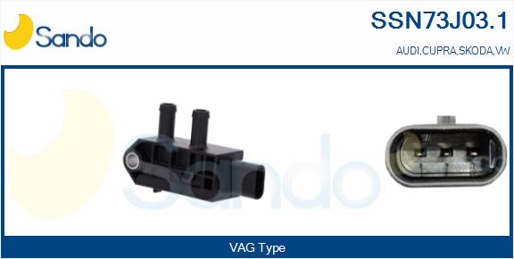 Sensore, pressione gas scarico SANDO SSN73J03.1