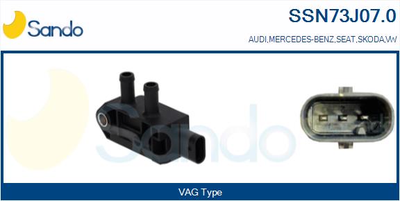 Sensore, pressione gas scarico SANDO SSN73J07.0