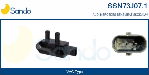 Sensore, pressione gas scarico SANDO SSN73J07.1