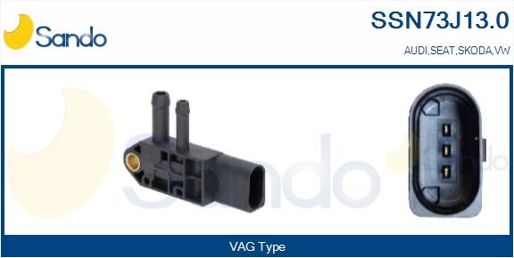 Sensore, pressione gas scarico SANDO SSN73J13.0