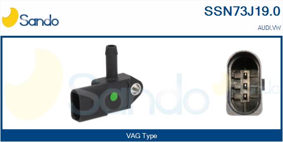 Sensore, pressione gas scarico SANDO SSN73J19.0