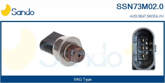 Sensore, pressione carburante SANDO SSN73M02.0