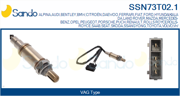 Sonda lambda SANDO SSN73T02.1