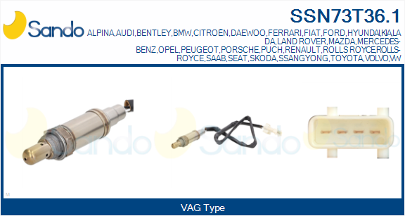 Sonda lambda SANDO SSN73T36.1