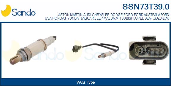 Sonda lambda SANDO SSN73T39.0
