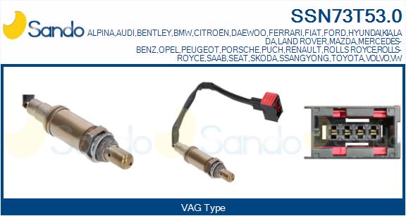 Sonda lambda SANDO SSN73T53.0