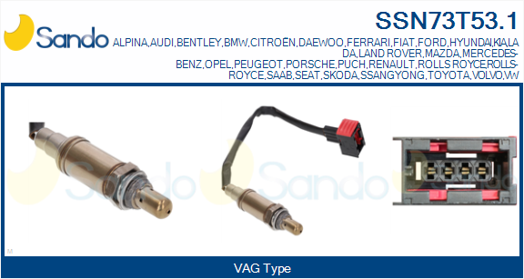 Sonda lambda SANDO SSN73T53.1