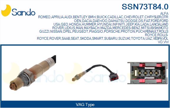 Sonda lambda SANDO SSN73T84.0